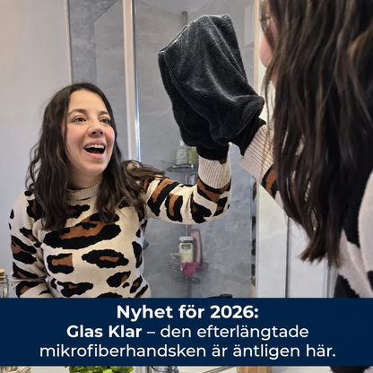 Glas Klar - Skinande rent med bara vatten