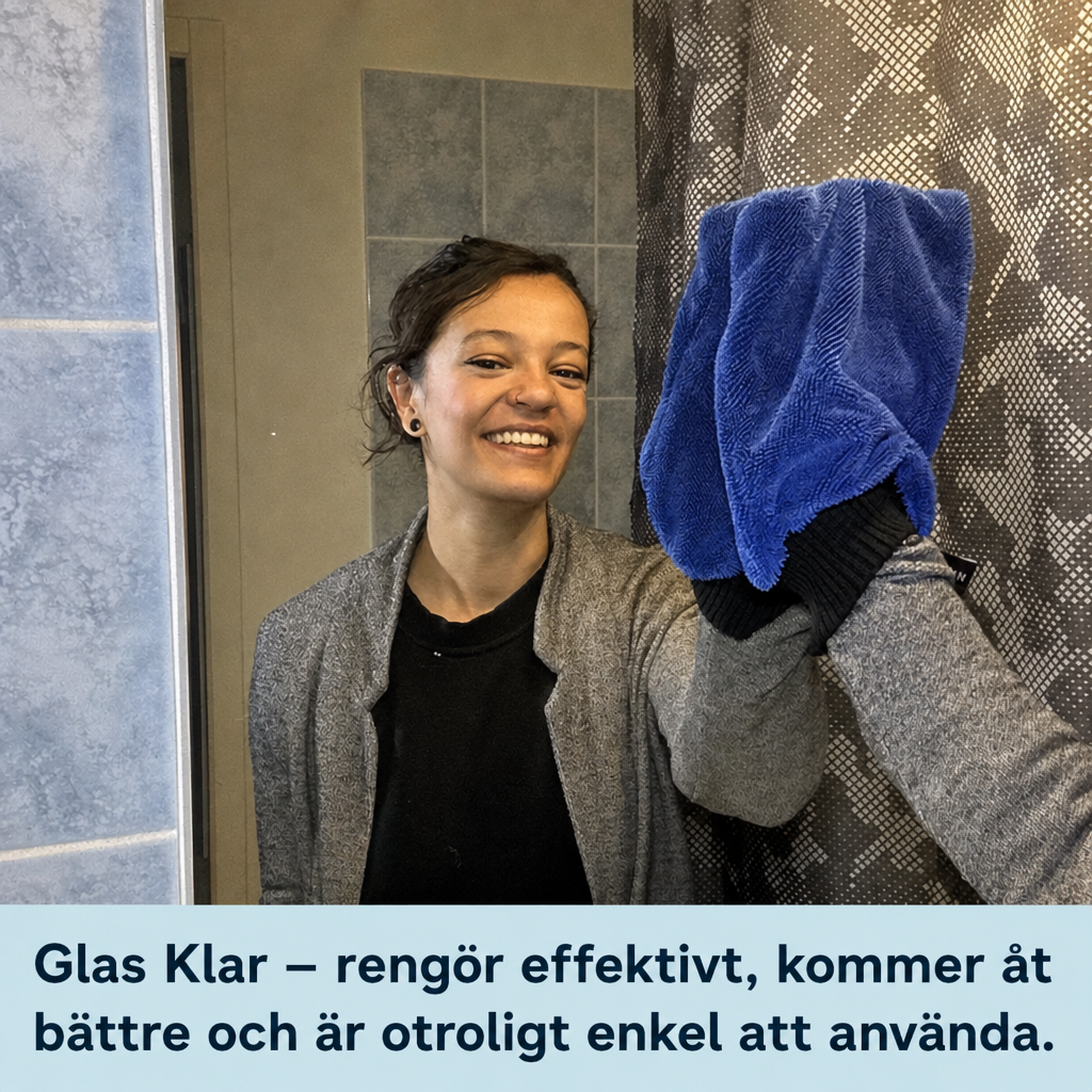 Glas Klar - Skinande rent med bara vatten